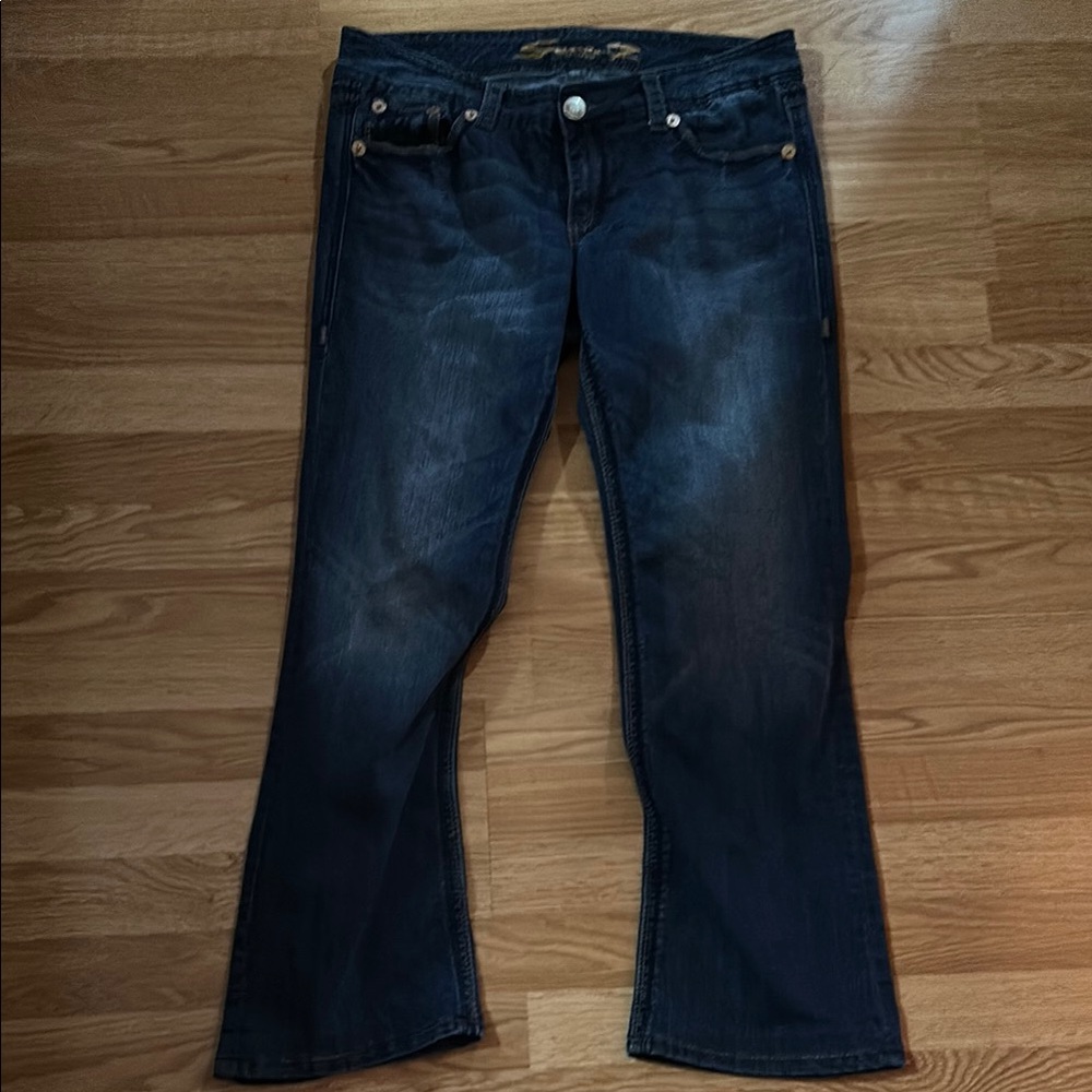 Seven7 Blue Boot Cut Jeans with Classic Style